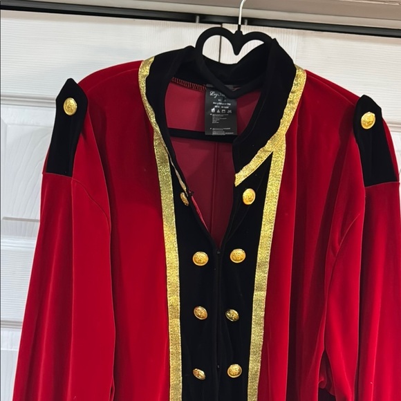 Leg Avenue mens Mens Velvet Regency Coat Costume - Picture 5 of 9